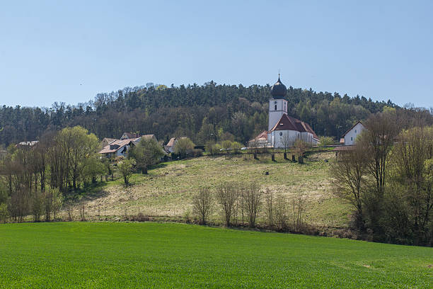 istock Church of Wiefelsdorf in spring 472681986