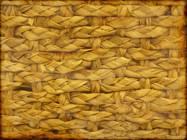 Cтоковое фото Гранж плетения «рогожка»