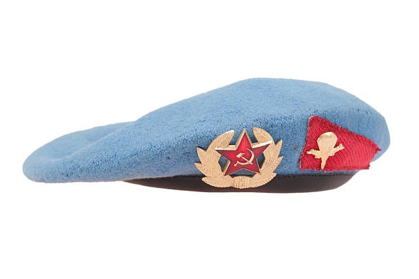 istock soviet army airborne forces blue beret isolated on white background 472687782