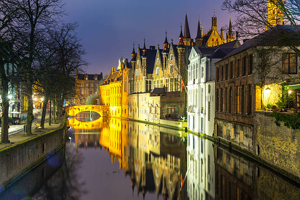 istock Bruges, Belgium at dusk. 472689242