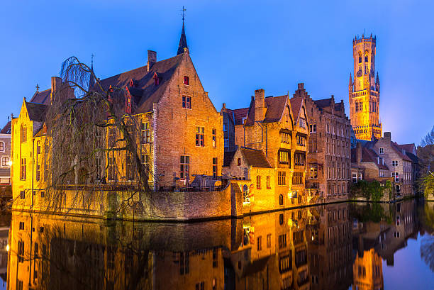 istock Bruges, Belgium at dusk. 472689244