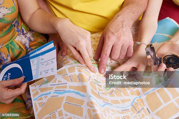 Lets Go There Stock Photo - Download Image Now - City Map, Child, 2015