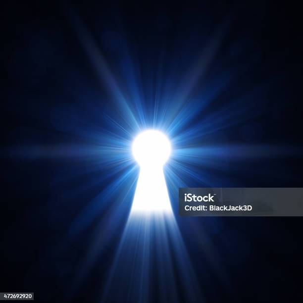 Light Of Keyhole Stock Photo - Download Image Now - Keyhole, Light - Natural Phenomenon, Shiny