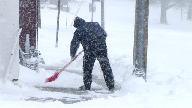 Man Shoveling Snow 03