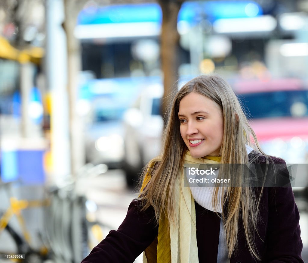 Swedish girl in park 2015 Stock Photo
