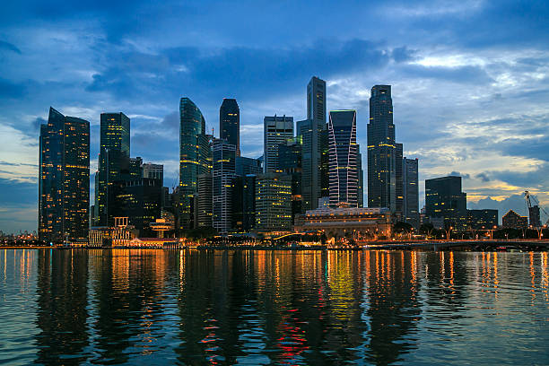 istock Twilight In Singapore City 472699010