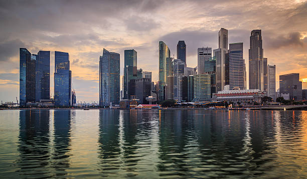 istock Twilight In Singapore City 472699060