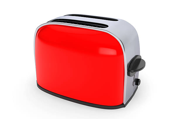 istock Kitchen Appliance. Vintage Red Toaster 472700118