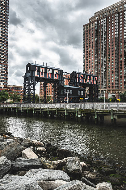 istock Long island insignia on brooklyn 472700480