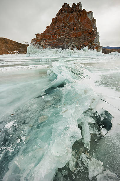 istock Frozen baikal lake in winter 472701630