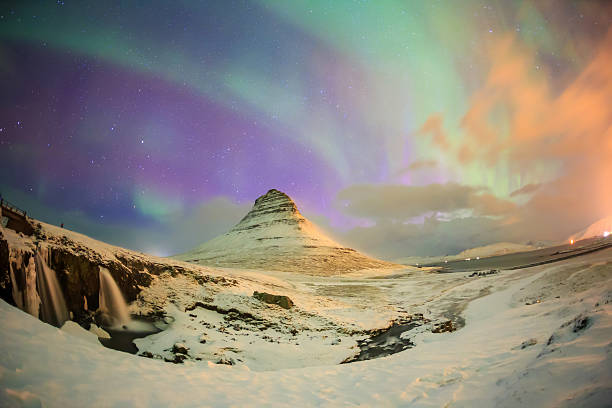 istock Spectacular northern lights appear over Mount Kirkjufell 472707768