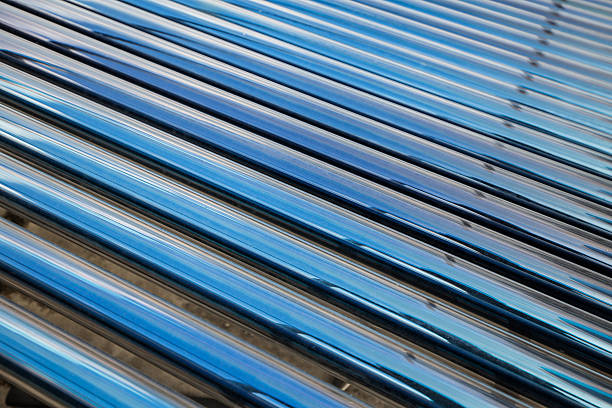 solar podgrzewacz wody - solar power station energy fuel and power generation collection zdjęcia i obrazy z banku zdjęć