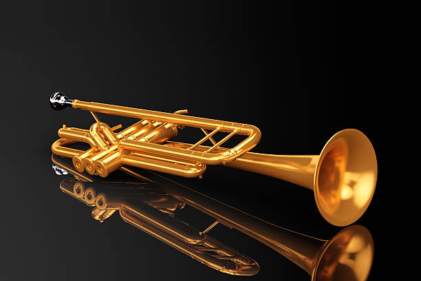 istock Polished Brass Trumpet 472714210