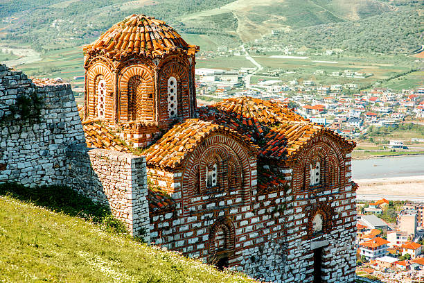 St. Theodores church in Berat St. Theodores church in Berat city, Albania albania stock pictures, royalty-free photos & images