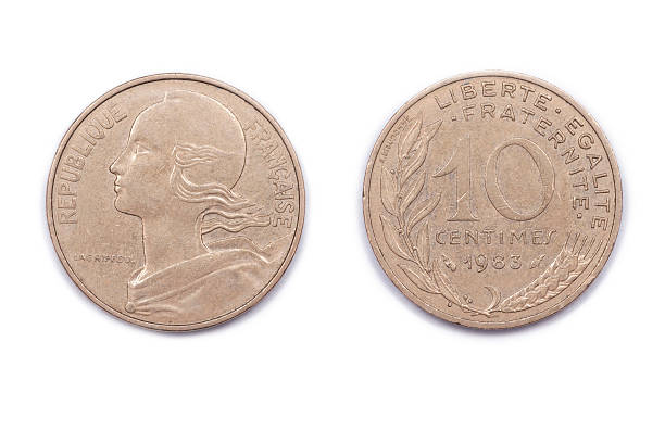 istock French ten Centimes coin 1983 472715834