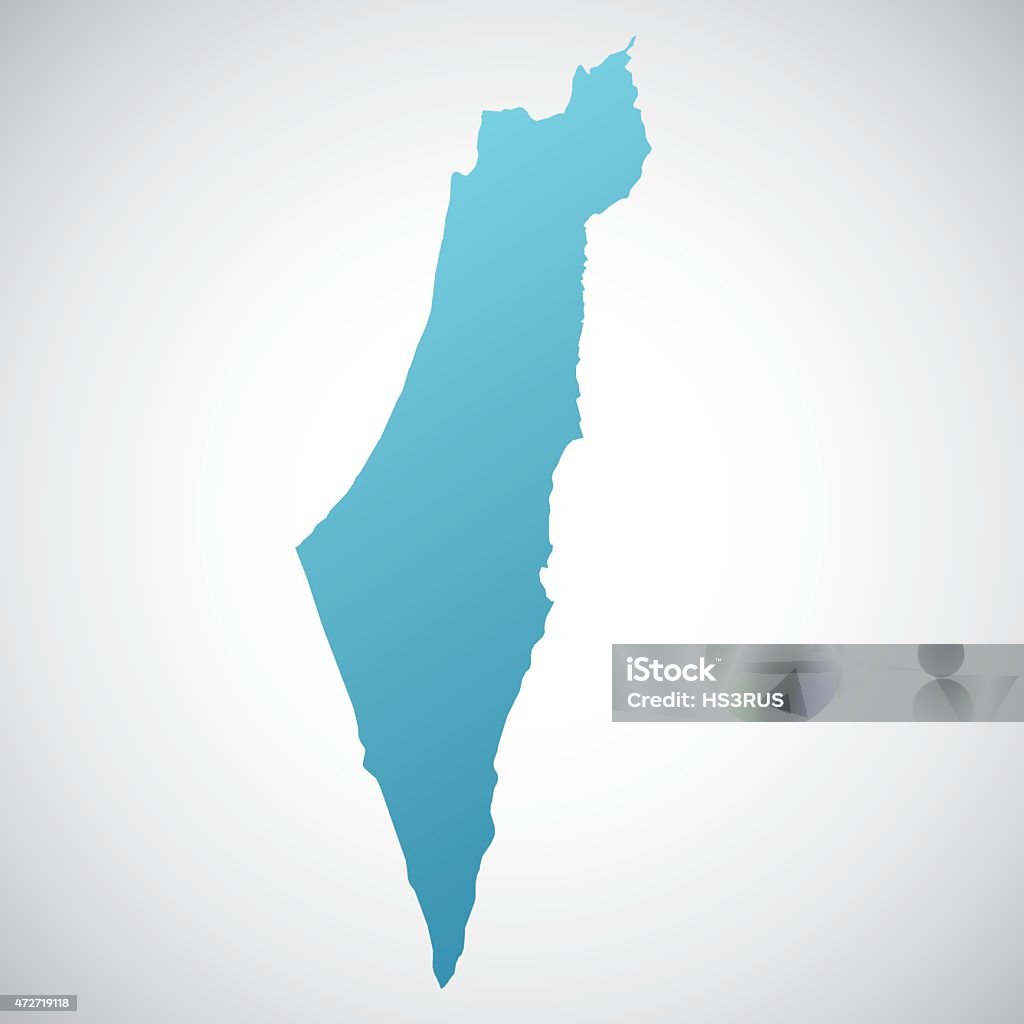 Mapa de Israel - arte vectorial de Israel libre de derechos