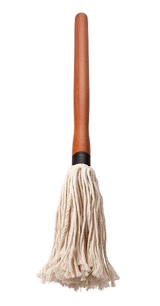istock Barbecue Sauce Basting Mop with a Wooden Handle isolated 472720274