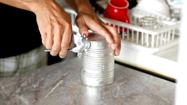 40+ Canned Food Opener Stock Videos and Royalty-Free Footage