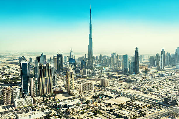 istock View of Dubai skyscraper and Burj Khalifa 472724394