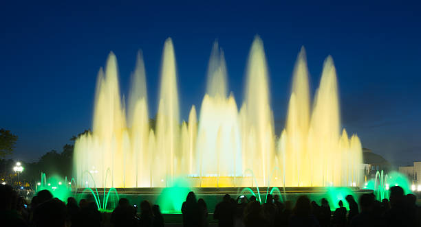 istock fountain Montjuic show in Barcelona 472724942