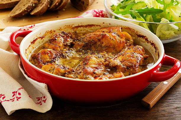istock Roast rabbit in honey-mustard sauce 472725450