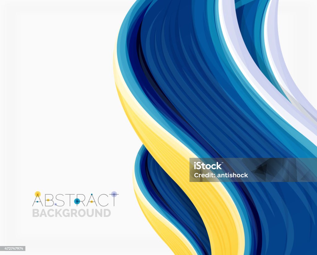 Solid Wave Background Abstract Realistic Solid Wave Background Stock Illustration - Download ...