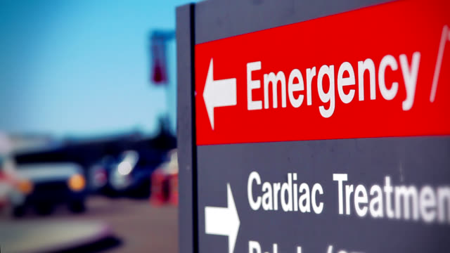 Ambulance and Emergency Room sign