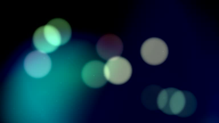 Blue bokeh loop