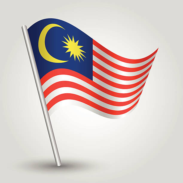 flagge malaysia - all asian currencies stock-grafiken, -clipart, -cartoons und -symbole