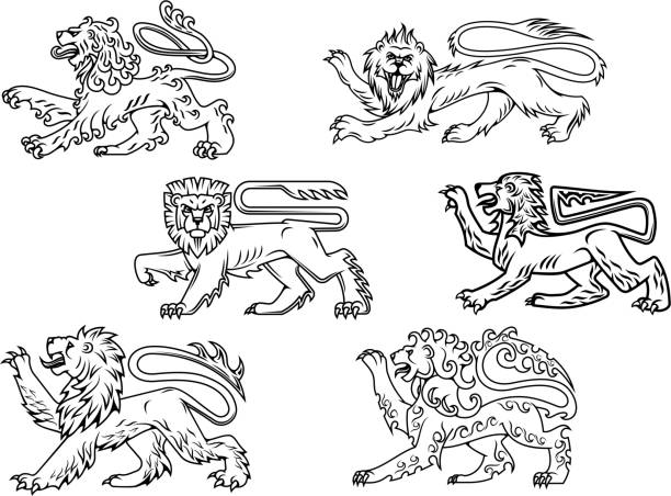 491 England Lion Illustrations & Clip Art - iStock | England lion flag