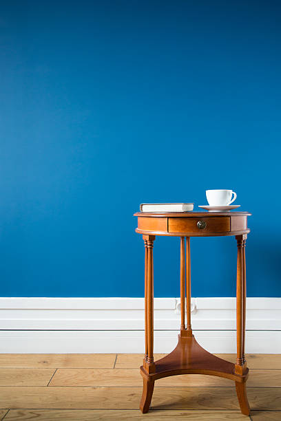 istock Wooden table in vintage style 472792184