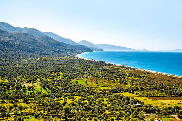 Borsh beach in Albania