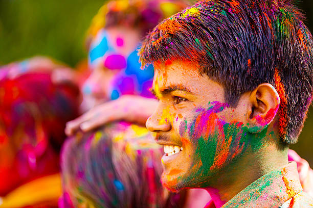 istock Today is Holi and we have fun 472794686