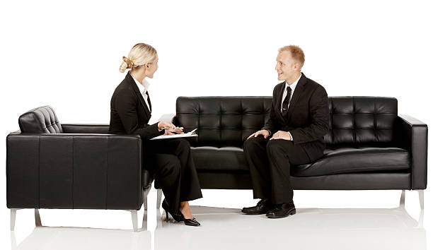 istock Business couple discussion 472800950