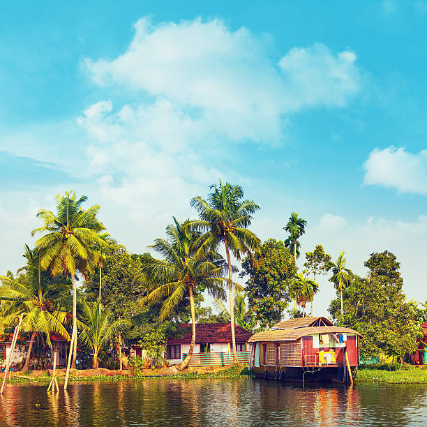 istock Houseboat in Kerala 472805936