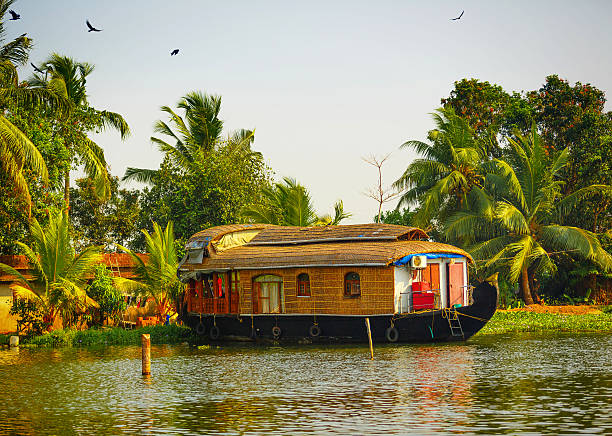 istock Houseboat in Kerala 472805946