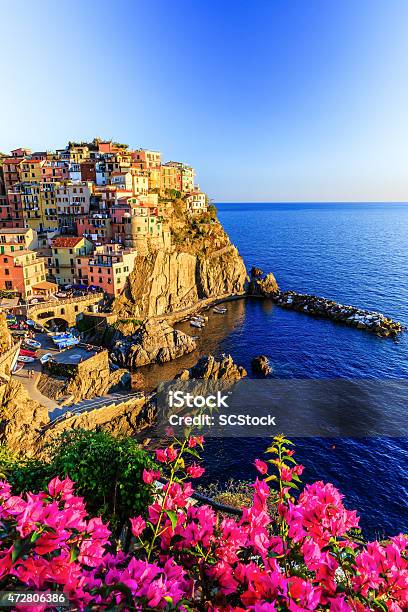 Cinque Terre Italy Stock Photo - Download Image Now - Number 5, 2015, Apartment