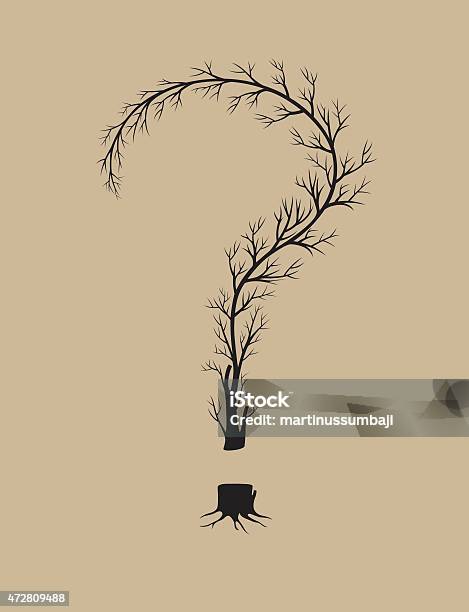 Question Tree Stock Illustration - Download Image Now - 2015, Art, Art ...