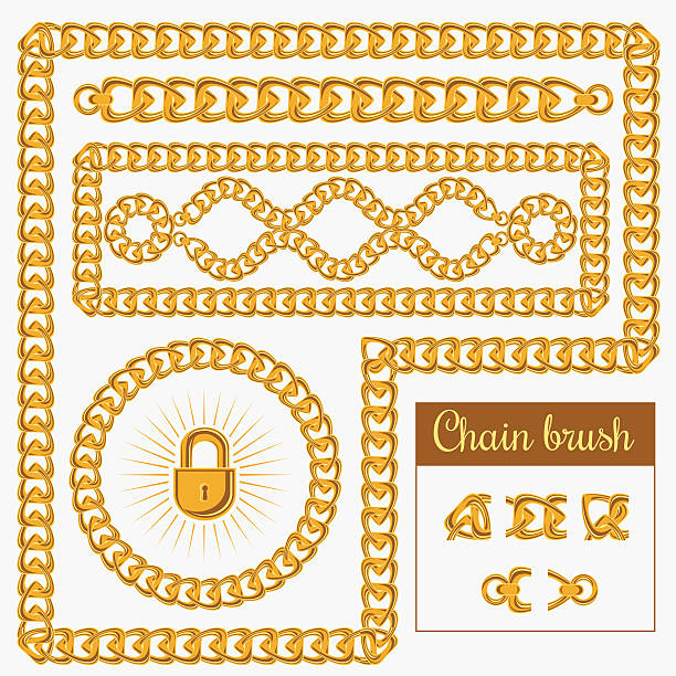 Gold Chain Element 1,800+ Vector Gold Chain Stock Illustrations, Royalty-Free Vector ...