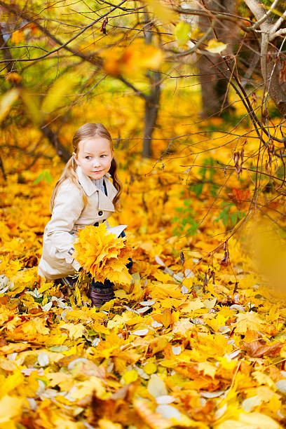 istock Little girl outdoors on autumn day 472816338