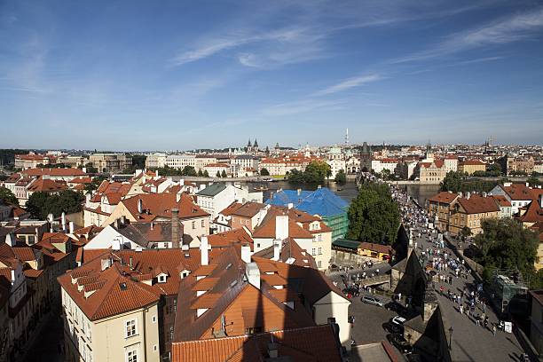 夏のパノラマのプラハ,チェコ共和国 - ghotic ストックフォトと画像