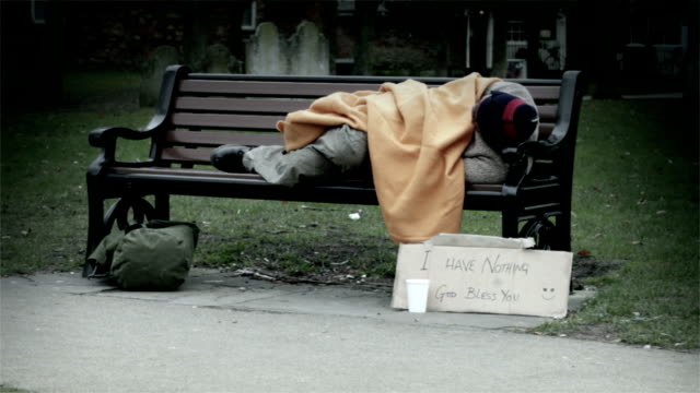 Individual in city homeless