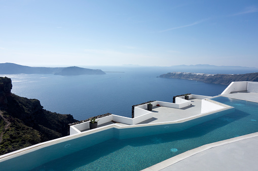 Panoramic view from Imerovigli, Santorini