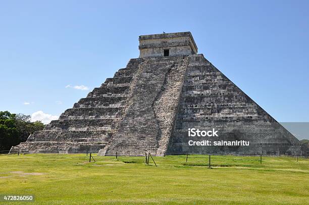 Chichen Itza In Mexico Stock Photo - Download Image Now - 2015, Archaeology, Architecture