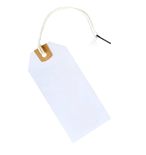 istock Paper tag and label on white background with clipping path. 472826236