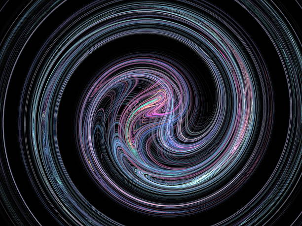 istock Digital Fractal on Black 472827386