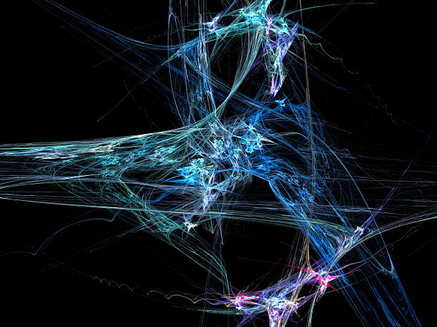istock Digital Fractal on Black 472827440