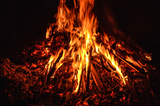 An image of a fire.