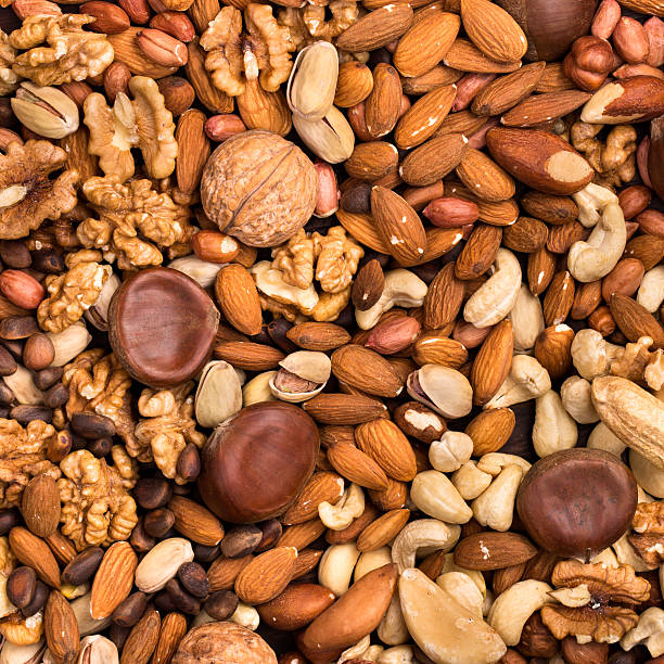 carré fond de légumes - nut spice peanut almond photos et images de collection