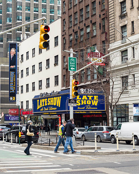 エドサリバン劇場た。デビッド・レターマン・ニューヨーク - レイト・ショー・ウィズ・デイヴィッド・レターマン ストックフォトと画像